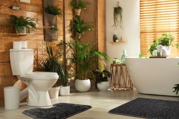Sada kúpeľňových koberčekov SYNERGY glamour / lurex, sivá