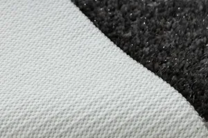 Sada kúpeľňových koberčekov SYNERGY glamour / lurex, sivá