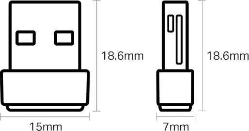 TP-Link Archer T2U Nano WiFi5 USB adapter (AC600,2,4GHz/5GHz,USB2.0)
