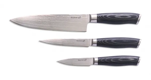 Sada nožov G21 Gourmet Damascus small box 3 ks
