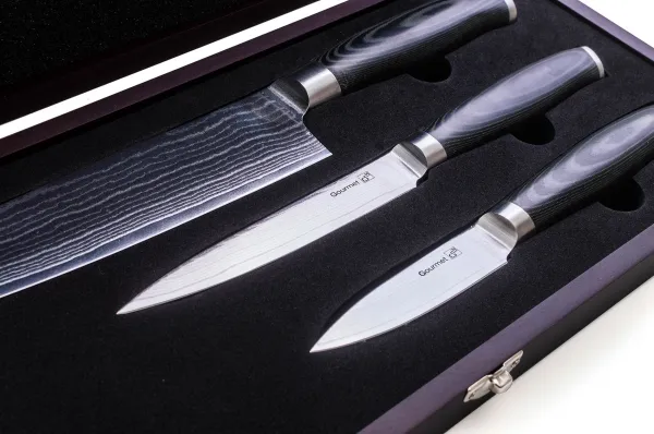 Sada nožov G21 Gourmet Damascus small box 3 ks