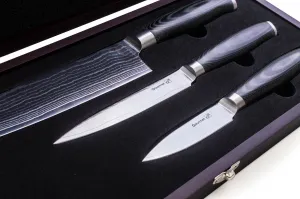 Sada nožov G21 Gourmet Damascus small box 3 ks