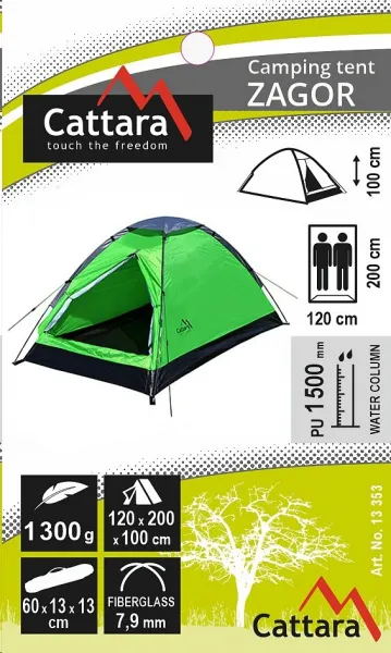 Stan Cattara ZAGOR pre 2 osoby 200 x 120 x 100 cm