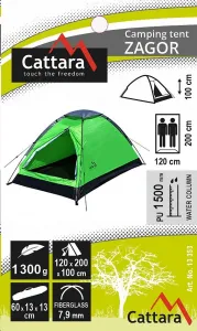 Stan Cattara ZAGOR pre 2 osoby 200 x 120 x 100 cm