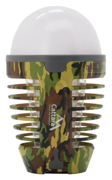 LED svetlo Cattara PEAR ARMY nabíjací + lapač hmyzu