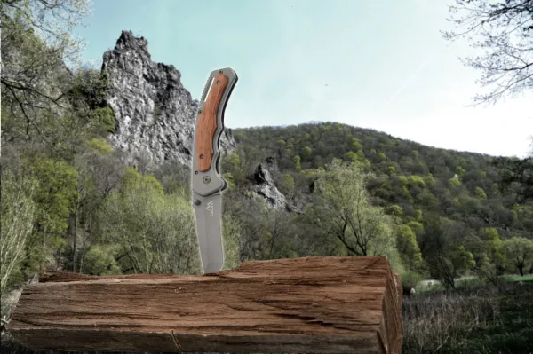 Nôž Cattara HIKER zatvárací s poistkou 20 cm