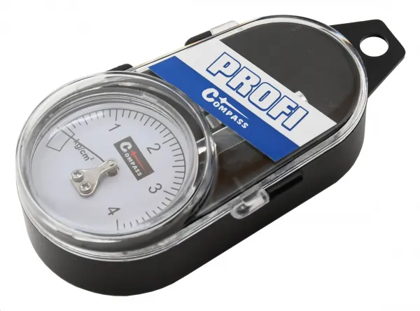 COMPASS Profesionálny merač tlaku v pneumatikách, 4 kg/cm2