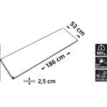 Karimatka Cattara samonafukovací 186 x 53 x 2,5 cm samonafukovacia