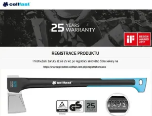 Sekera Cellfast 1100g UNIVERSAL ERGO S NÁSADOU FIBERGLASS