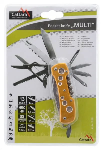 Nôž Cattara MULTI vreckový 10 cm