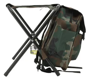 Stolička Cattara OLBIA ARMY skladacia s batohom