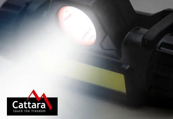 LED čelovka Cattara 120lm nabíjacia