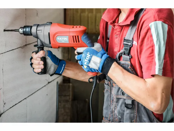 EXTOL PREMIUM 8890033 Vŕtačka príklepová, príkon 850W, skľučovadlo na kľúč,