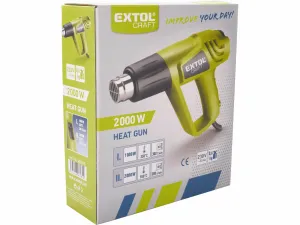 EXTOL CRAFT 411013 Pištoľ teplovzdušná, príkon 2000W