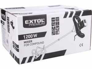 EXTOL PREMIUM 8890600 Miešadlo stavebné, príkon 1200W, 1 rýchlosť