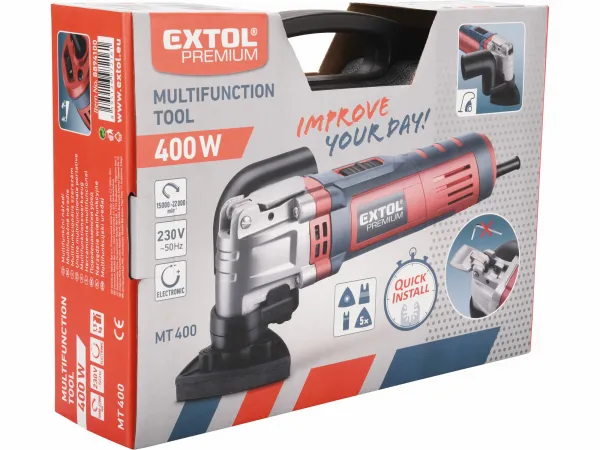 EXTOL PREMIUM 8894100 Multifunkčný nástroj, príkon 400W s rychloupínaním