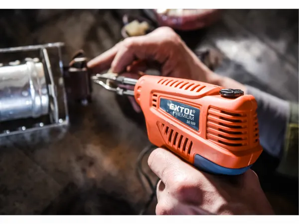 EXTOL PREMIUM 8894510 Pištoľ spájkovacia, príkon 200W s reguláciou teploty