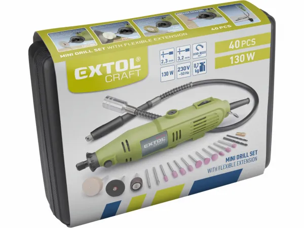 EXTOL CRAFT 404116 Brúska priama, príkon 130W, kufor