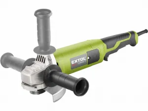 EXTOL CRAFT 403127 Brúska uhlová, príkon 1200W, priemer 125mm, predĺžená rukoväť, bezpečnostný spínač