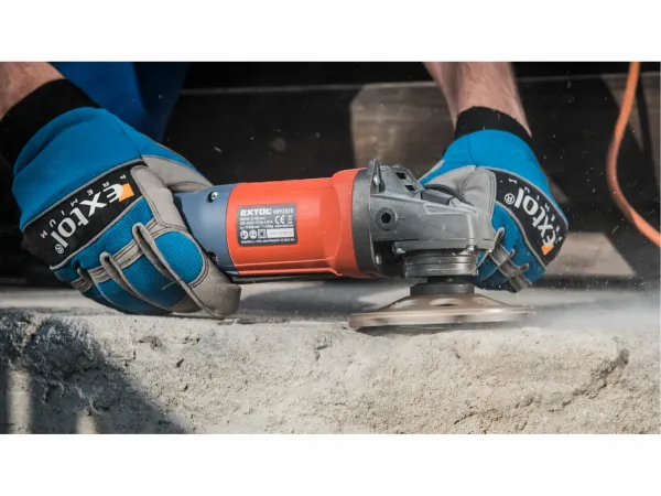 EXTOL PREMIUM 8892025 Brúska uhlová, príkon 900W, priemer 125mm, dlaňový spínač