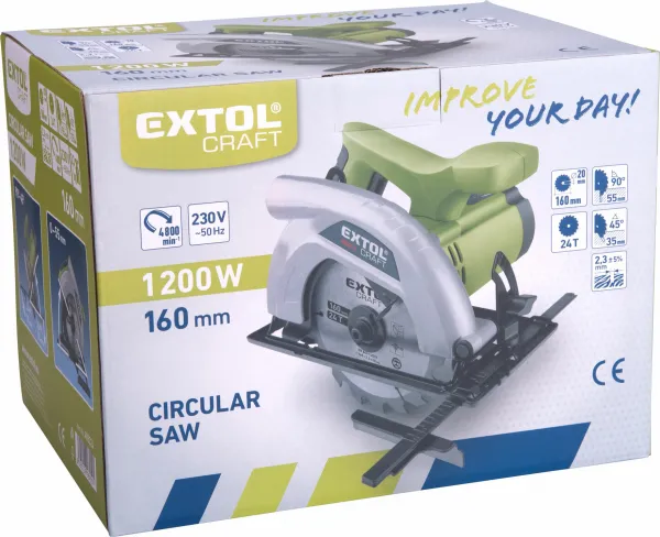 EXTOL CRAFT Píla kotúčová 1200W, kotúč 160mm 405224