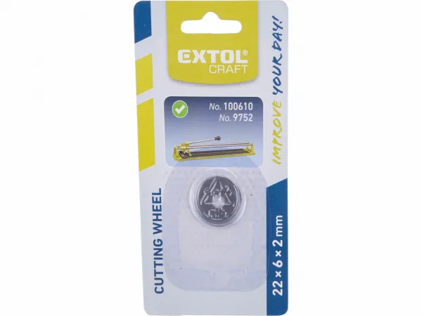 EXTOL CRAFT 103220 Koliesko rezacie do rezačky, 22x6x2mm, pre 687, 688
