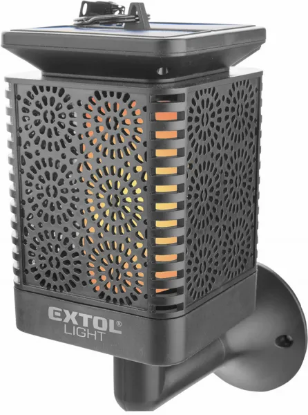 EXTOL Svetelná pochodeň solárna, efekt "plameň", 12xLED, 1,2V/0,6Ah NiMH, EXTOL LIGHT 43133