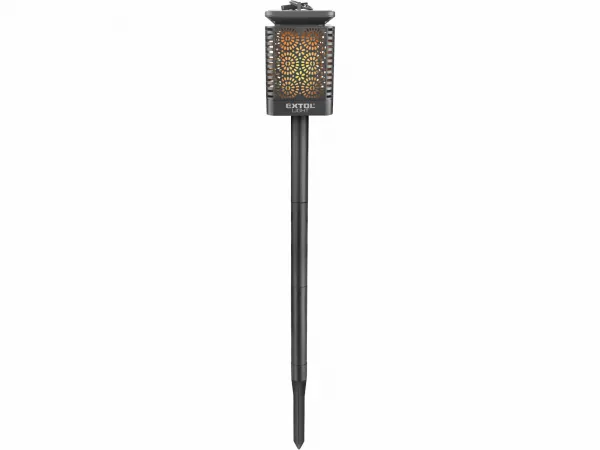 EXTOL Svetelná pochodeň solárna, efekt "plameň", 12xLED, 1,2V/0,6Ah NiMH, EXTOL LIGHT 43133
