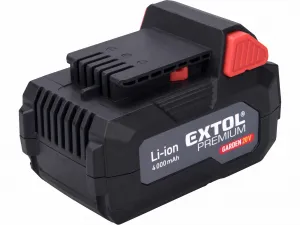 EXTOL PREMIUM 8895782 Akumulátor Garden 20V/4Ah, pre záhradné aku náradie