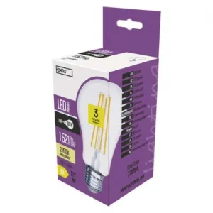EMOS Lighting LED žiarovka Filament A67 / E27 / 11 W (100 W) / 1 521 lm / teplá biela