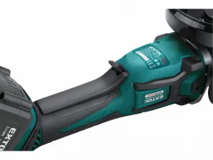 EXTOL INDUSTRIAL 8791842 Brúska uhlová akumulátorová Share20V, 125mm, bezuhlíkový motor, 1x 4Ah Li-ion, 2,4A nabíjačka, M14