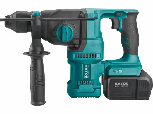 EXTOL INDUSTRIAL 8791816 Vŕtacie kladivo akumulátorové Share20V, 1x 4Ah Li-ion, 2,4A nabíjačka, SDS-plus, 2,6J