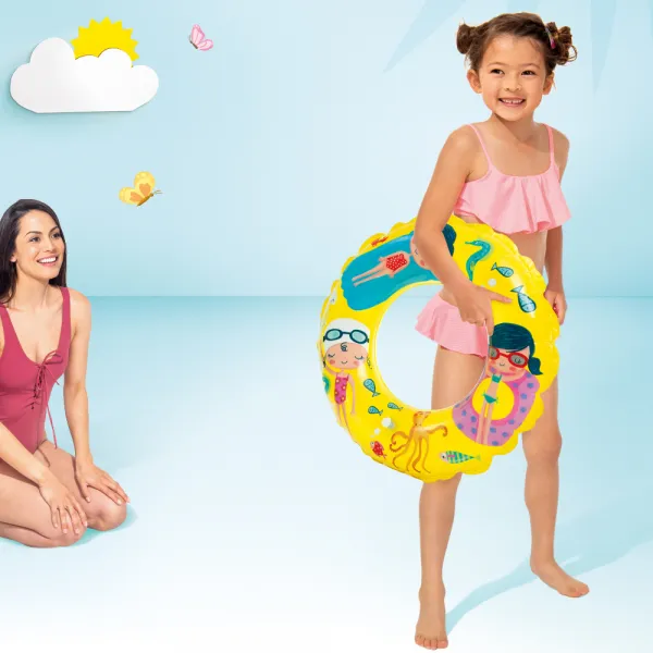 Nafukovací plávací kruh 61 cm pre deti 59242 H1420