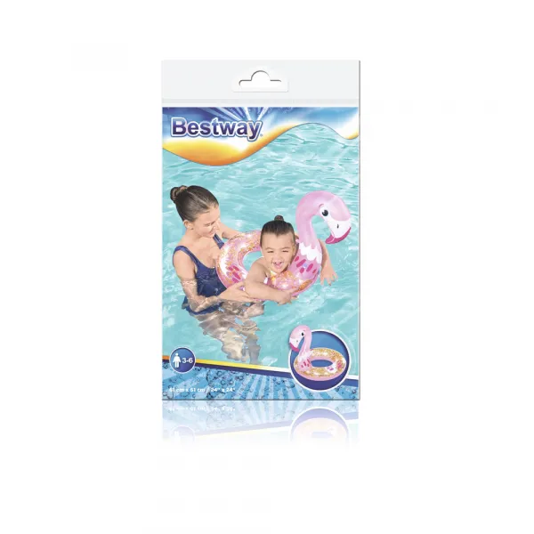 Detské koleso na plávanie Flamingo 61 cm x 61 cm Bestway 36306