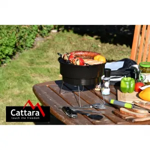 Cattara gril na drevené uhlie BOSA prenosný, 26 x 22 x 26 cm