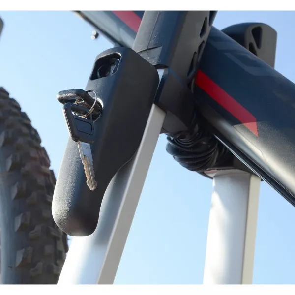 Compass Uzamykateľný strešný nosič bicykla ALU - FIX TÜV, 132 cm