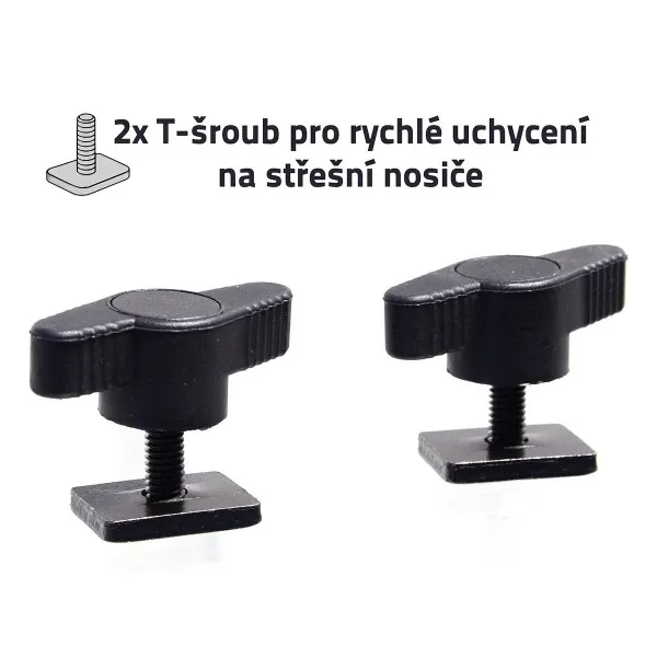 Compass Uzamykateľný strešný nosič bicykla ALU - FIX TÜV, 132 cm