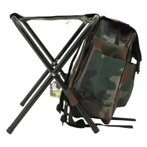Stolička Cattara OLBIA ARMY skladacia s batohom