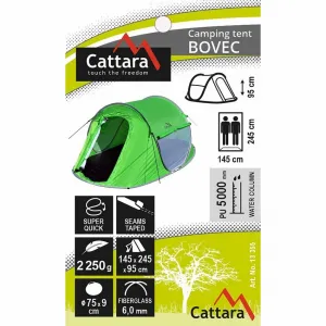 Cattara Stan pre 2 osoby Bovec zelená, 245 x 145 x 95 cm