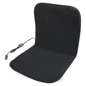 Compass Vyhrievaný poťah sedadla Black, 12 V
