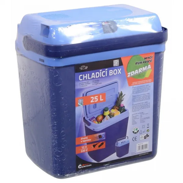 Chladiaci prenosný box - 25 L, modrý