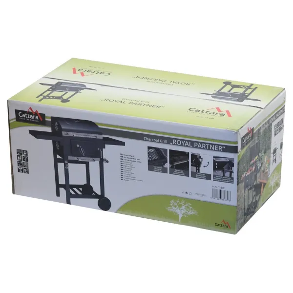 Cattara gril na drevené uhlie ROYAL PARTNER, 97 x 98 x 35 cm