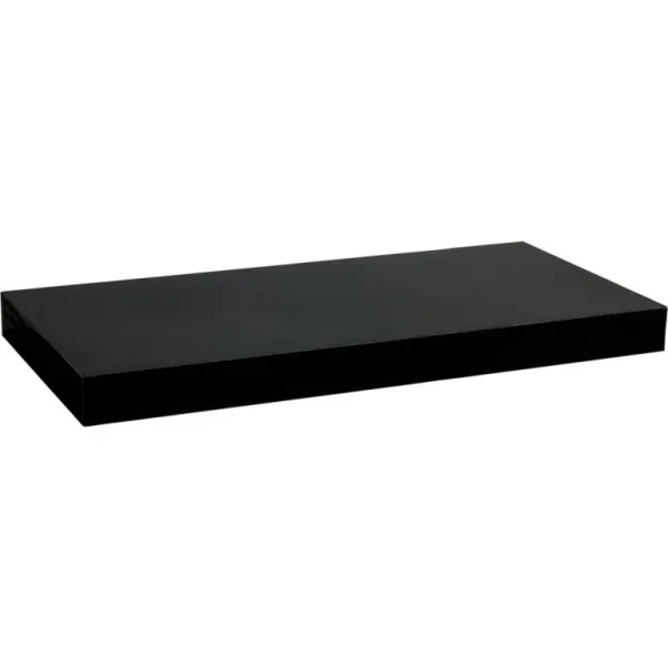 STILISTAVOLATO 31045 Nástenná polica - lesklá čierna 50 cm