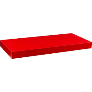 STILISTA VOLATO 31064 Nástenná polica - matná červená 90 cm