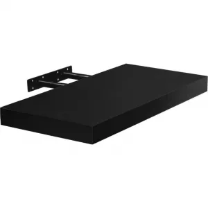 STILISTA VOLATO 31073 Nástenná polica - matná čierna 110 cm