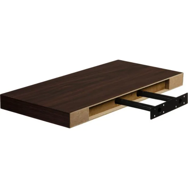 STILISTA VOLATO 31060 Nástenná polica - tmavé drevo 70 cm