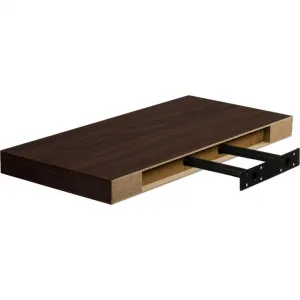 STILISTA VOLATO 31060 Nástenná polica - tmavé drevo 70 cm