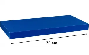 STILISTA VOLATO 31055 Nástenná polica - modrá 70 cm