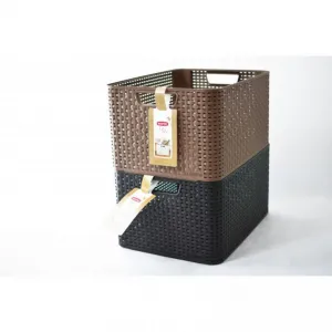 CURVER STYLE BOX 32299 Plastový úložný - L- hnedý