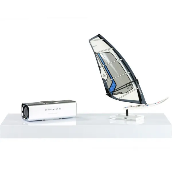 STILISTA VOLATO 31079 Nástenná polica - lesklá biela 110 cm